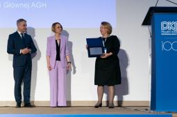 Agnieszka Podrazik (AGH University Main Library) – presented with the PKN Promoter of Education about Standardization award